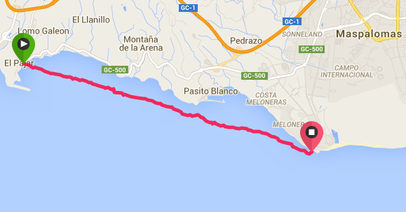 Trayectoria de nado según el Garmin 910XT (7914m).